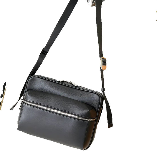 2025 New Embossed Genuine Leather Crossbody Design Fashionable and Versatile Mini Bag