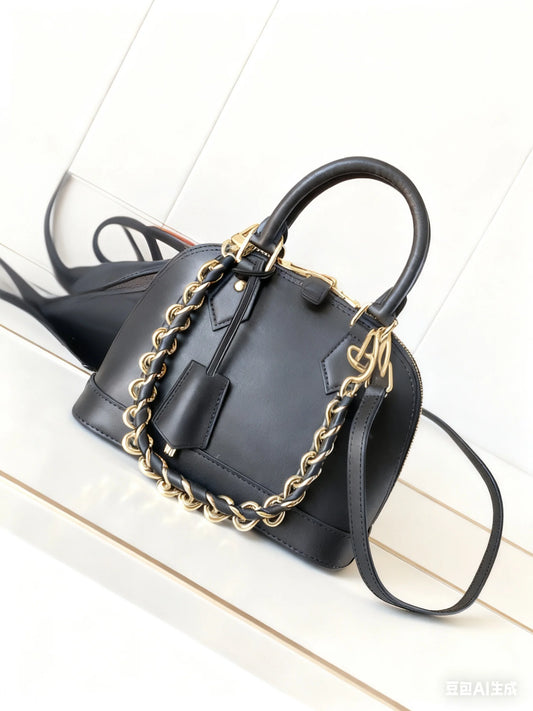 2025 Women Shell Bag New Autumn Winter Retro Fashion Versatile Simple Casual Color Collision Design Sense Women Bag
