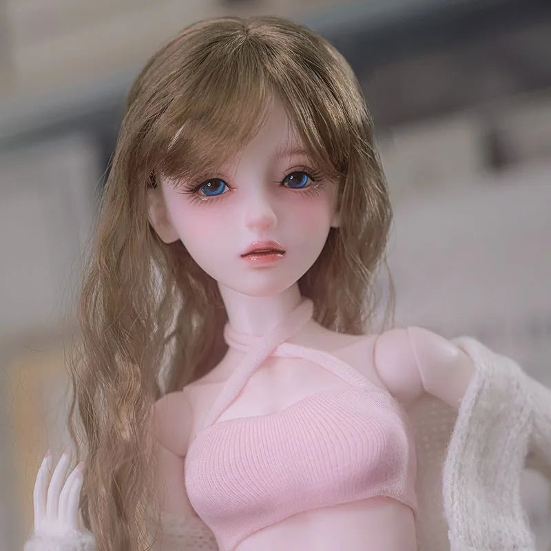 Fair Skin BJD Girl Doll / TPE Soft Body with Metal Skeleton / Articulated Limbs DIY Figure Model (Fantasy Series)