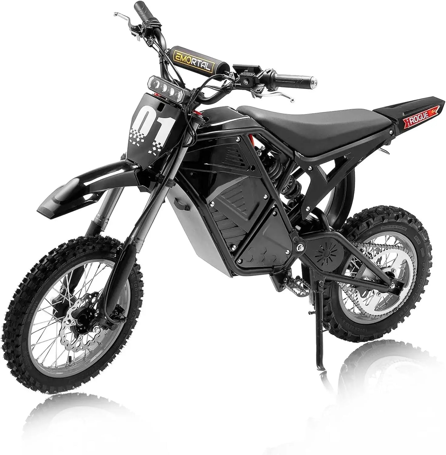 Electric Dirt Bike for Teens and Adults, 3000W Electric Motorcycle, 14/12 in Wide Tires, 38 Mph Speed, Equipped with 48V 23AH