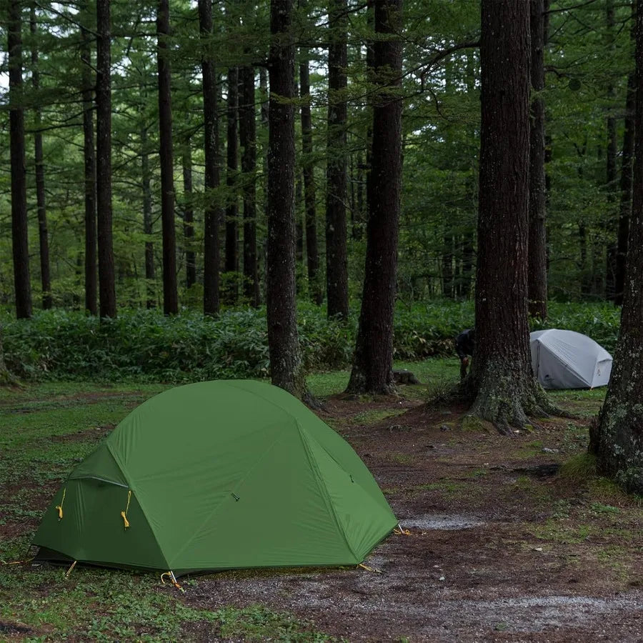 Mongar Backpacking Camping Tent 2 Person Lightweight 3 Season Waterproof Hiking Tent Double Crossbars Easy Setup Double Layer f