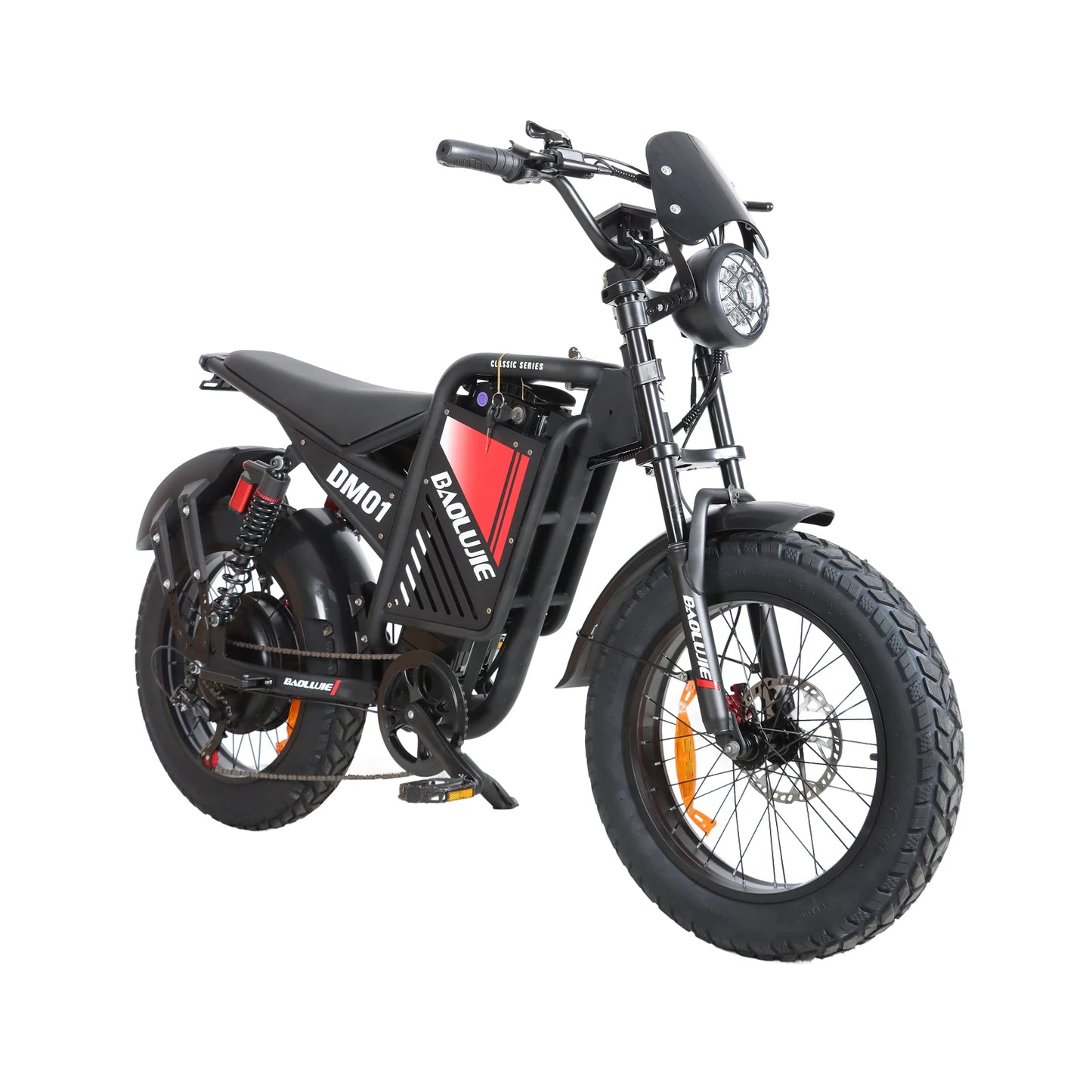 BAOLUJIE DM01 Electric Bike for Adult 2000W Motor Electric Bike 60V 30AH Moto 42MPH City Commuter Electric Bike【1 Year Warranty】