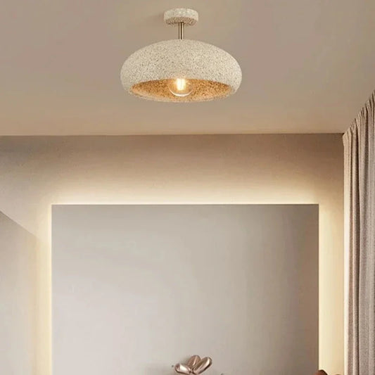 LED Ceiling Pendant Light for Dining Bedroom Wabi Sabi Chandeliers Kitchen Living Room Cloakroom E27 Home Decoration Lamp