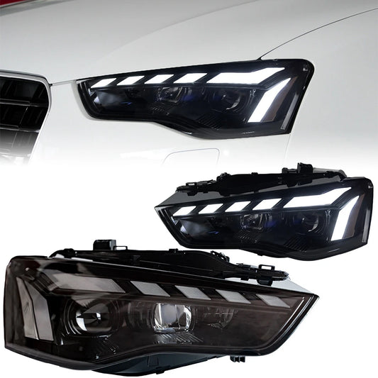 Head Light For Audi A5 2008-2016 автомобильные товары Head Lamp LED Lights Car Accessories Audi A5 Headlights