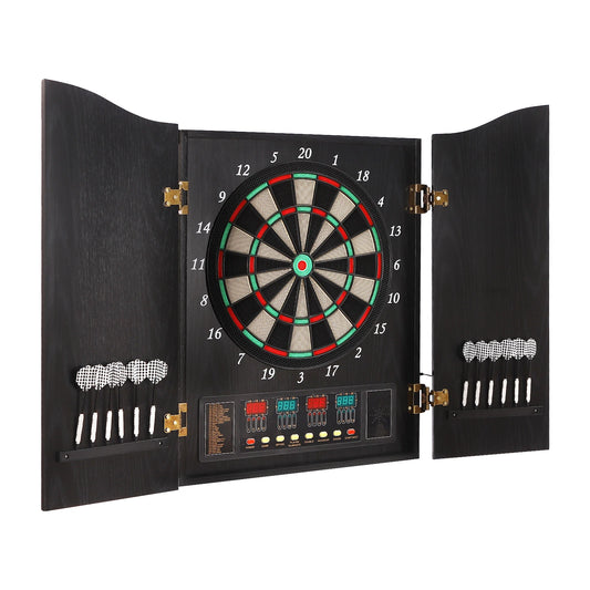 Electronic Dart Machine, Decorative Dartboard Cabinet Set, Dartboard Cabinet