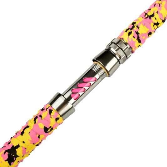 Catfish Fishing Rods 7'6 OnePiece Glow with Black Light for Nighttime Catfishing Casting Rod Medium Heavy Power