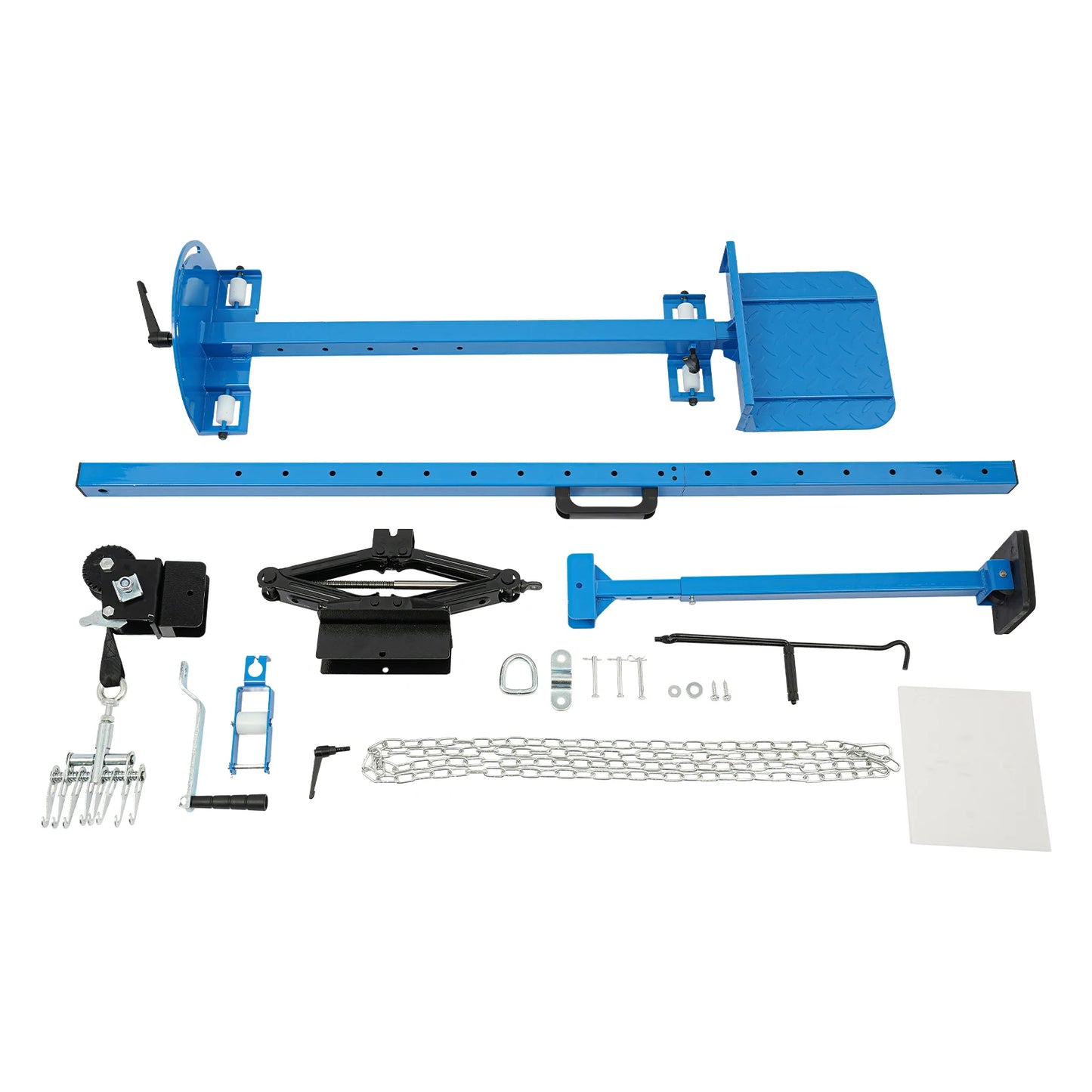 Car Dent Repair Tool, Pulling Performance Max. 1763.7 lbs Adjustable Winch Height for Wheel Arch Body Lower Door Sill Rear Hood