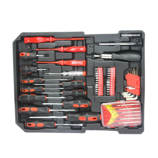 899 Piece Tool Set,Home Tool Kit with Rolling Toolbox,Complete Toolbox Set Hand Tool Set with Toolbox,Auto Repair Tool Set,Black