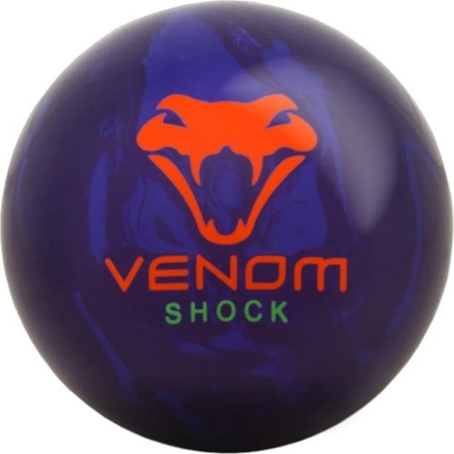 MOTIV Venom Shock Bowling Ball for Advanced Players with Enhanced Grip and Precision Control in Competitive Tournament Settings