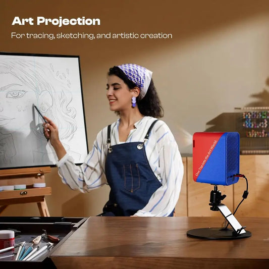 P1 Art Projector with Exclusive Drawing App for Artists, Portable Auto Focus amp Keystone LED Projector for Drawing and Tracing,