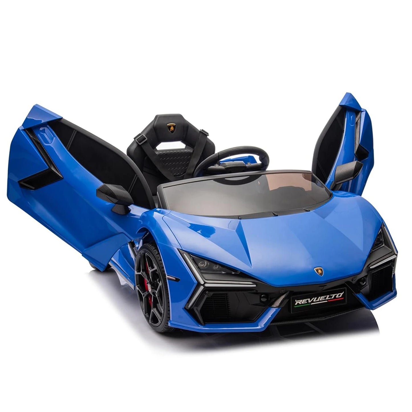12V Ride On Car for Kids Electric Vehicle Battery Powered Sports Car Toy with Bluetooth, USB, Music, Remote Control, Headlight