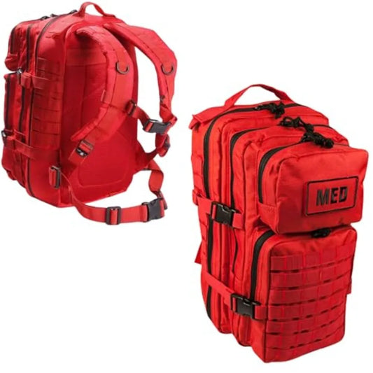 Luminary Tactical Trauma Kit Fully Stocked First Aid Kit Backpack EMS/EMT First Responder Medical Bug Out Bag for Preppers Prof