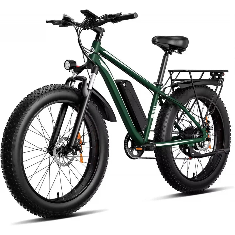 New Electric bicycle 26-inch 1000W 48V 15AH lithium battery electric bike, the first choice for smooth and comfortable travel