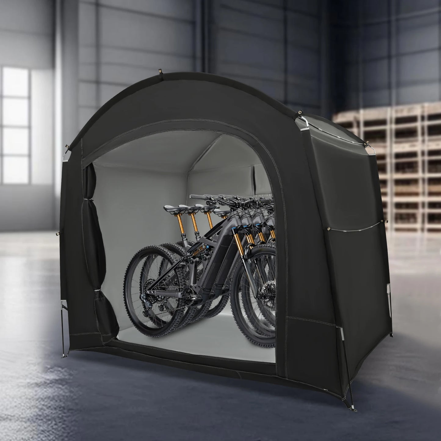 Bike Storage Tent, Travel Bike Storage Tent for 1-4 Bikes ,220x150x185cm Bike Storage Tent, Outdoor Bike Tent