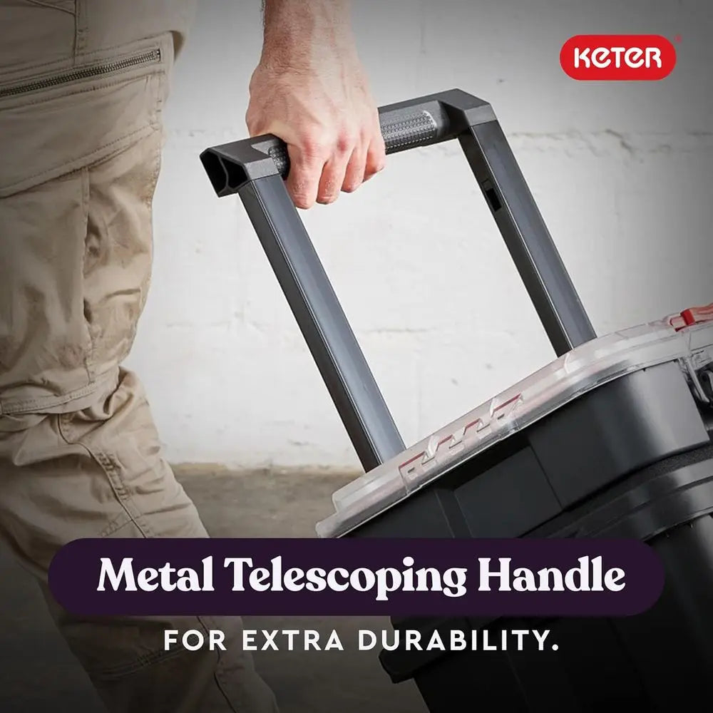 3-Piece Modular Garage Tool Organizer with Resin Boxes for DIY and Storage, Compact Black System