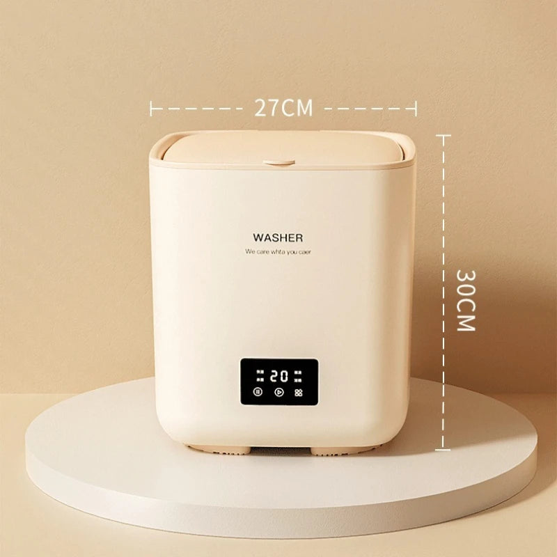 Fully Automatic Small Portable Washing Machine Time-saving Labor-saving Deep Cleaning Stable Operation Washer Home Appliances
