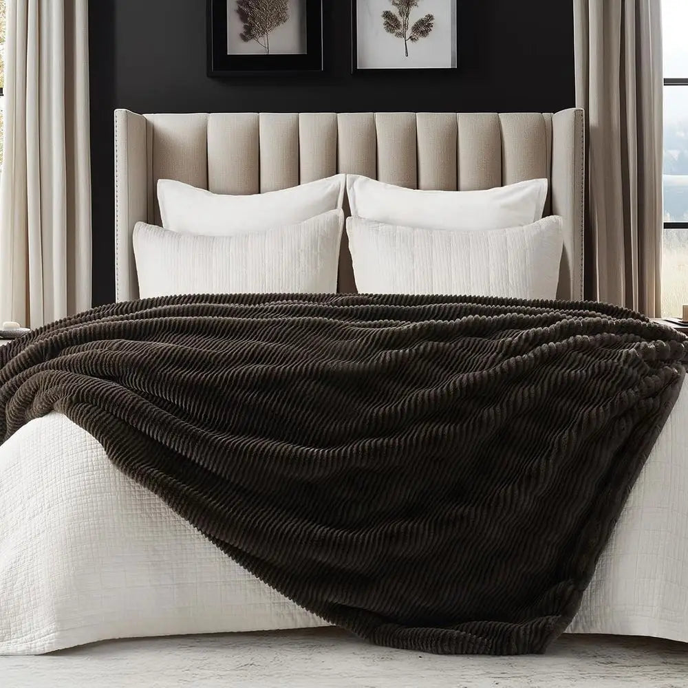 Ultra Sot aux ur Throw Blanket or Couch, Luxury Scuted Texture aux Rabbit ur Blanket or Bed, luy Thick Plush Warm uzzy Throw, 92