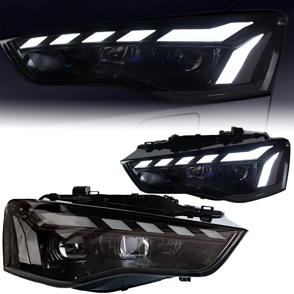 Head Light For Audi A5 2008-2016 автомобильные товары Head Lamp LED Lights Car Accessories Audi A5 Headlights