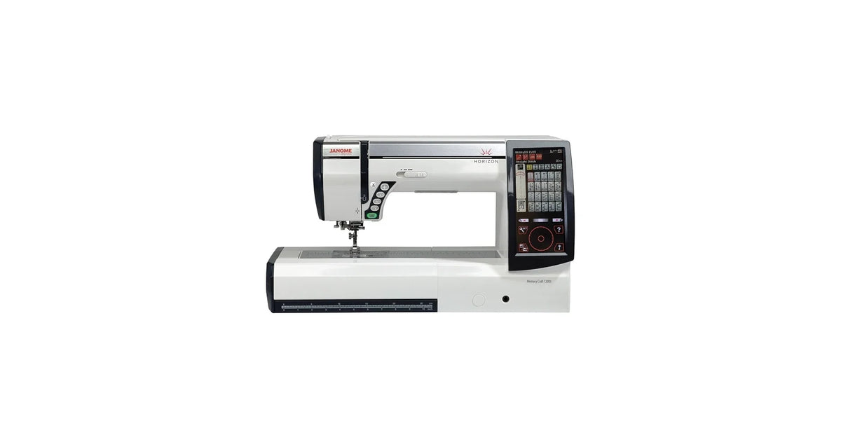 Authentic sale on Janome-Horizon Memory-Craft-12000 Sewing & Embroidery Machine. Sales