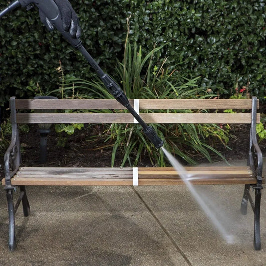 Electric Pressure Washer 1850 Max PSI Black for Cars Fences Patios All Uses with GFCI Cord Adjustable Spray Wand Total Stop Sys