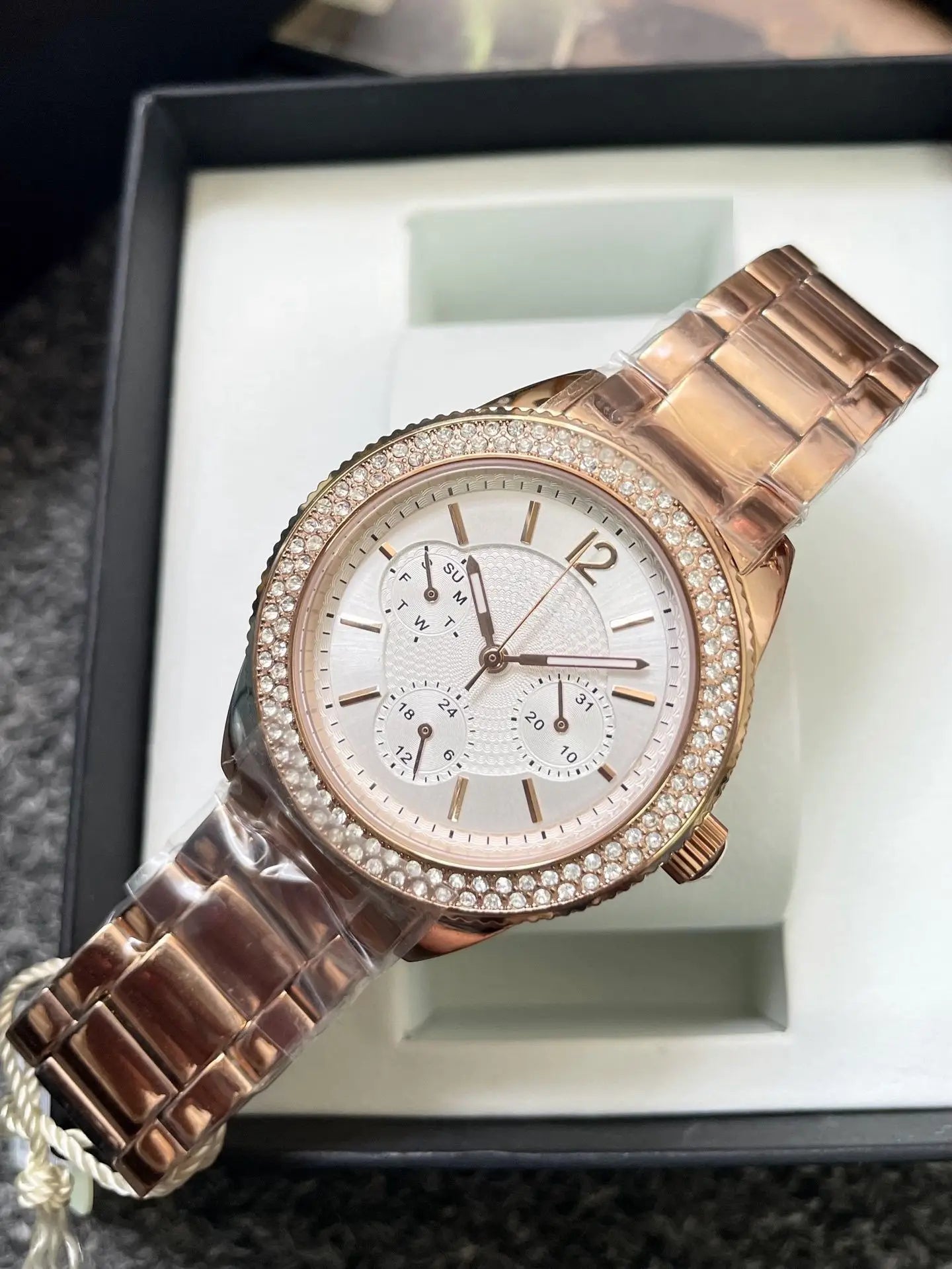 Luxury Stainless Steel Women Watches Fashion Ladies Bracelet Wristwatches with Calendar Elegant Female Quartz Watch Clock Gift