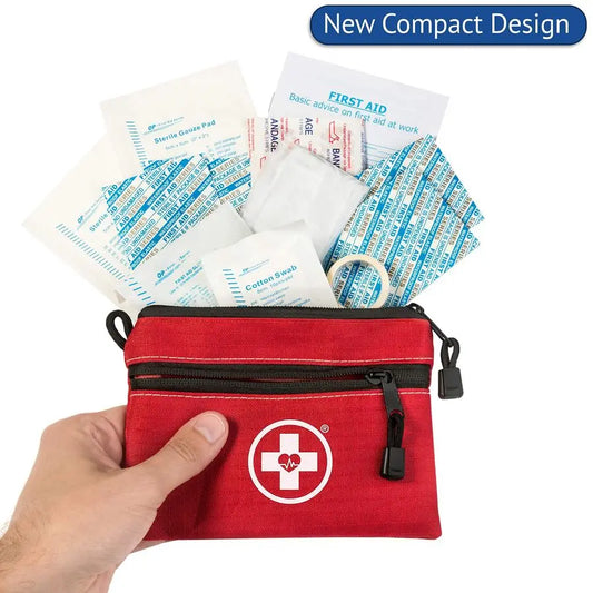 2in1 First Aid Kit for Car, Travel amp Home, Businesses Bonus Mini Kit for Medical Emergency Aid, Survival, Camping 64 Piece, 25