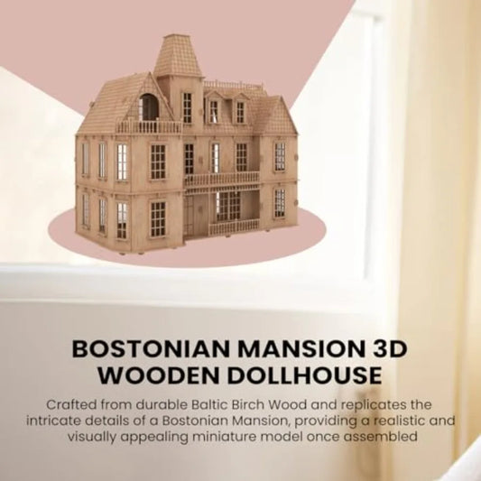 Fun & Challenging Wooden Doll House Puzzle – Available on 1:24 Scale – Suitable for Teens & Youngsters