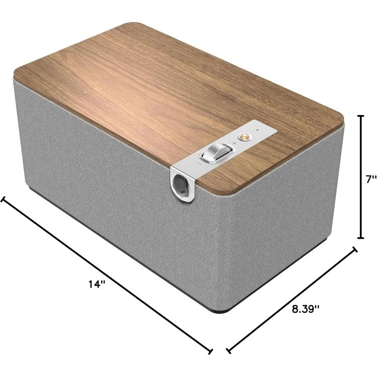 The Three Plus Premium Bluetooth Speaker System, Walnut