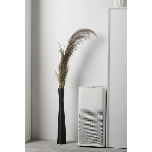 Black Floor Vase 20 Tall Ceramic Vases Large,Skinny Long Matt Vase for Pampas Grass,Modern Minimalist Style Flower Vases for Hom