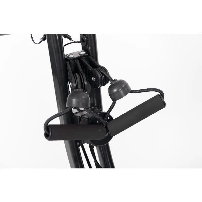 2025 Indoor Smart Home Fitness Exercise Bike - Folding Magnetic Upright Stationary Exercise Bike for Tech-Savvy Fitness