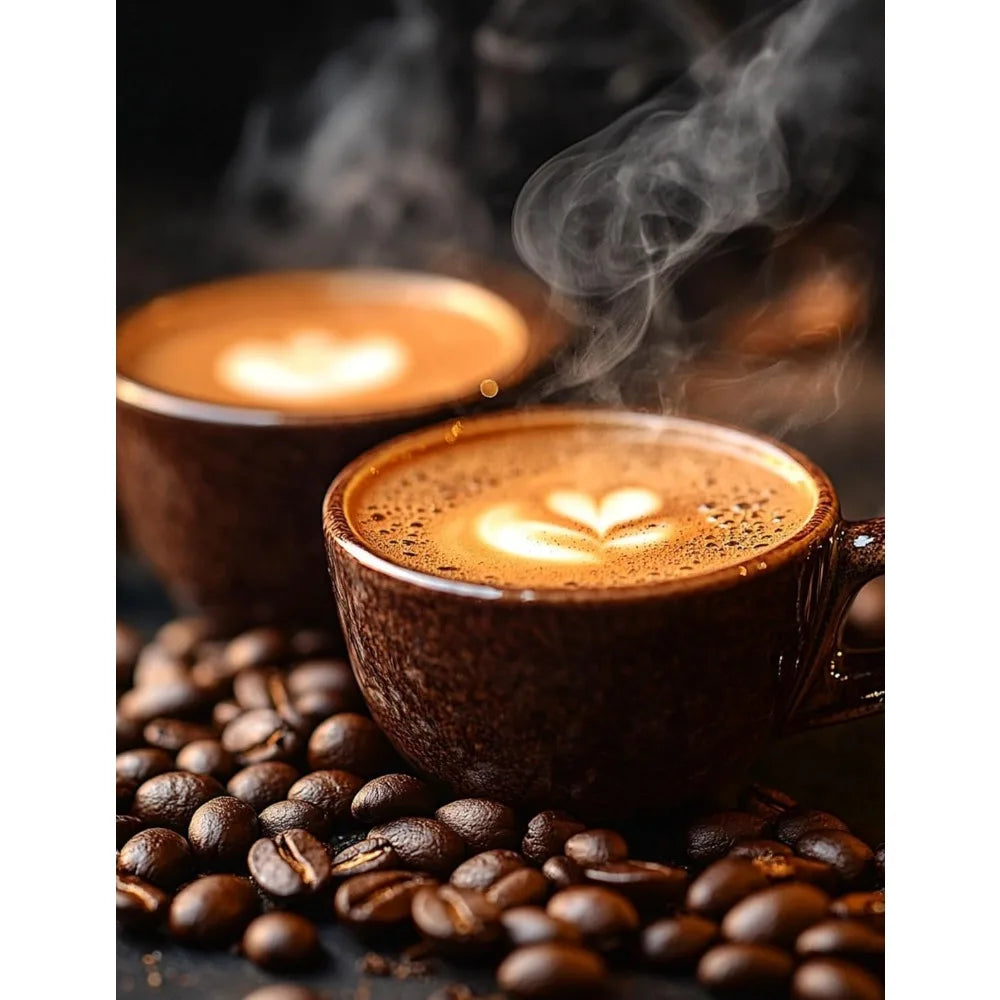 Fully Automatic Espresso Machine 12 Cup Coffee Maker One-Touch Cappuccino/Latte/Americano/Espresso with Self-Cleaning & Adjustab