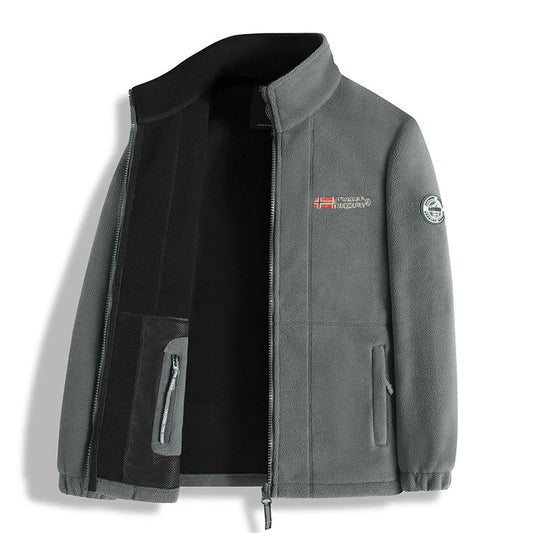Brand New Winter Jacket For Men Thick Polar Fleece Outdoor Quality Design Warm Man Fashion Male Autumn Outwear