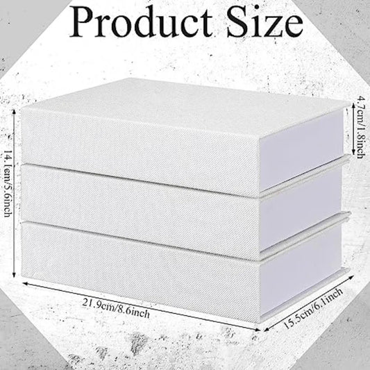 10 Pcs Faux Book Box Drative Books Modern Linen Fake Books Dr for Coffee Table DIY Crafts Storage Home Bookshelf Cafe Hotel Dra