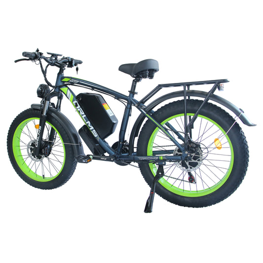 ORLMS TS60 Adult Electric Bicycle 1000W*2 Motor Men's E-bike 60V25AH Battery E-bike 26" Fat Tire Men's E-Mountain ebike