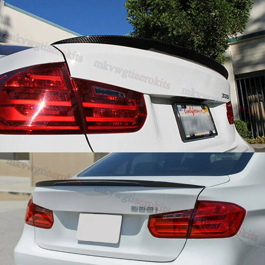 Carbon Fiber Look MP Style Rear Trunk Spoiler Wing For BMW F30 M3 F80 2012-2018 Rear Tail Wings Magickit