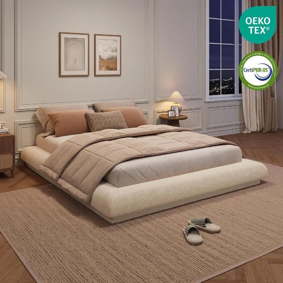 Size Cloud Platform Bed Frame Without Headboard
