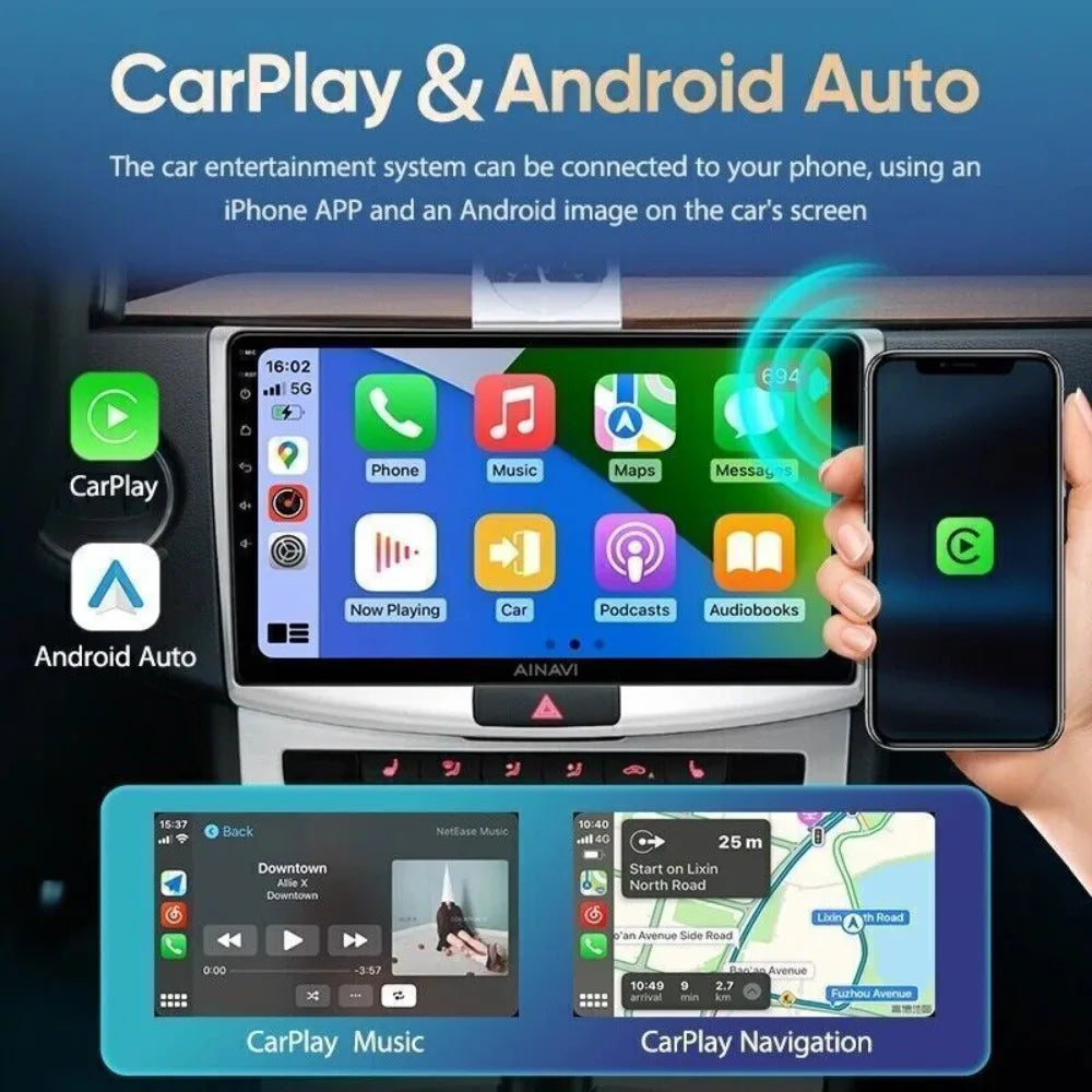 For Toyota 4Runner 2009-22 Android 13 Car Stereo Radio 9" GPS Navi WiFi CarPlay