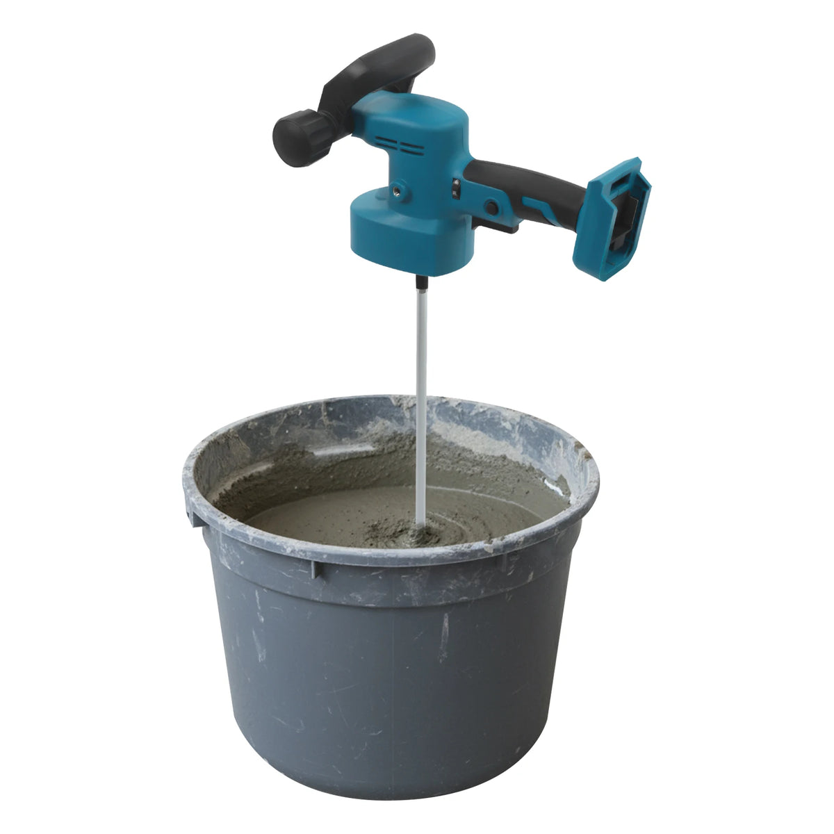 1000W Electric Trowel 6 Gears Wall Smoothing Machine Dual Handles Wall Smoothing Machine with Mixing Head for Renovating