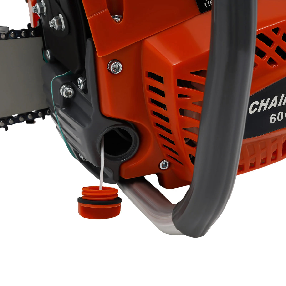 Gas Powered Chainsaw 62CC 2 Cycle 22 Inch Portable Cordless Silent Design Durable Spring Assisted Start Tree Pruning Garden Tool