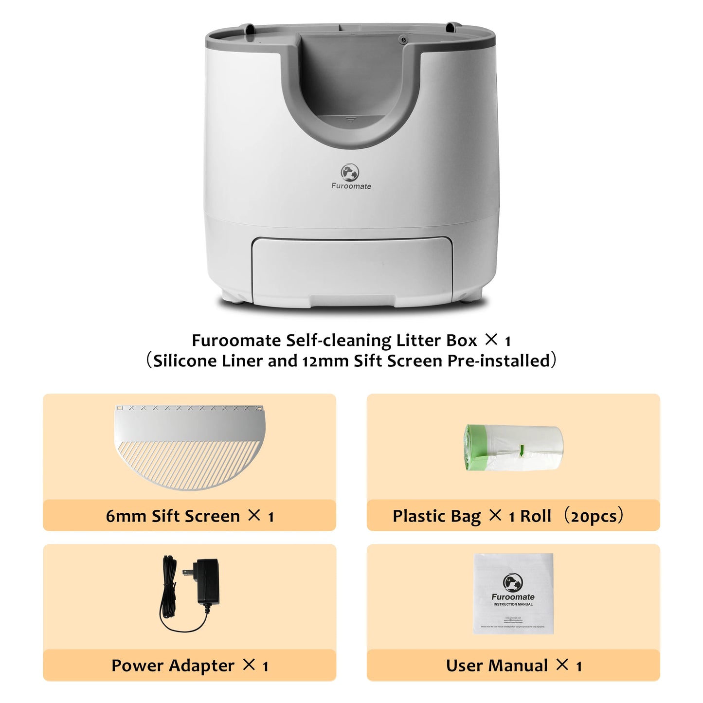 Self-Cleaning Cat Litter Box Open-Top Design with Advanced Safety Sensors Extra Large Capacity for Multi-Cat Homes Automatic Cle
