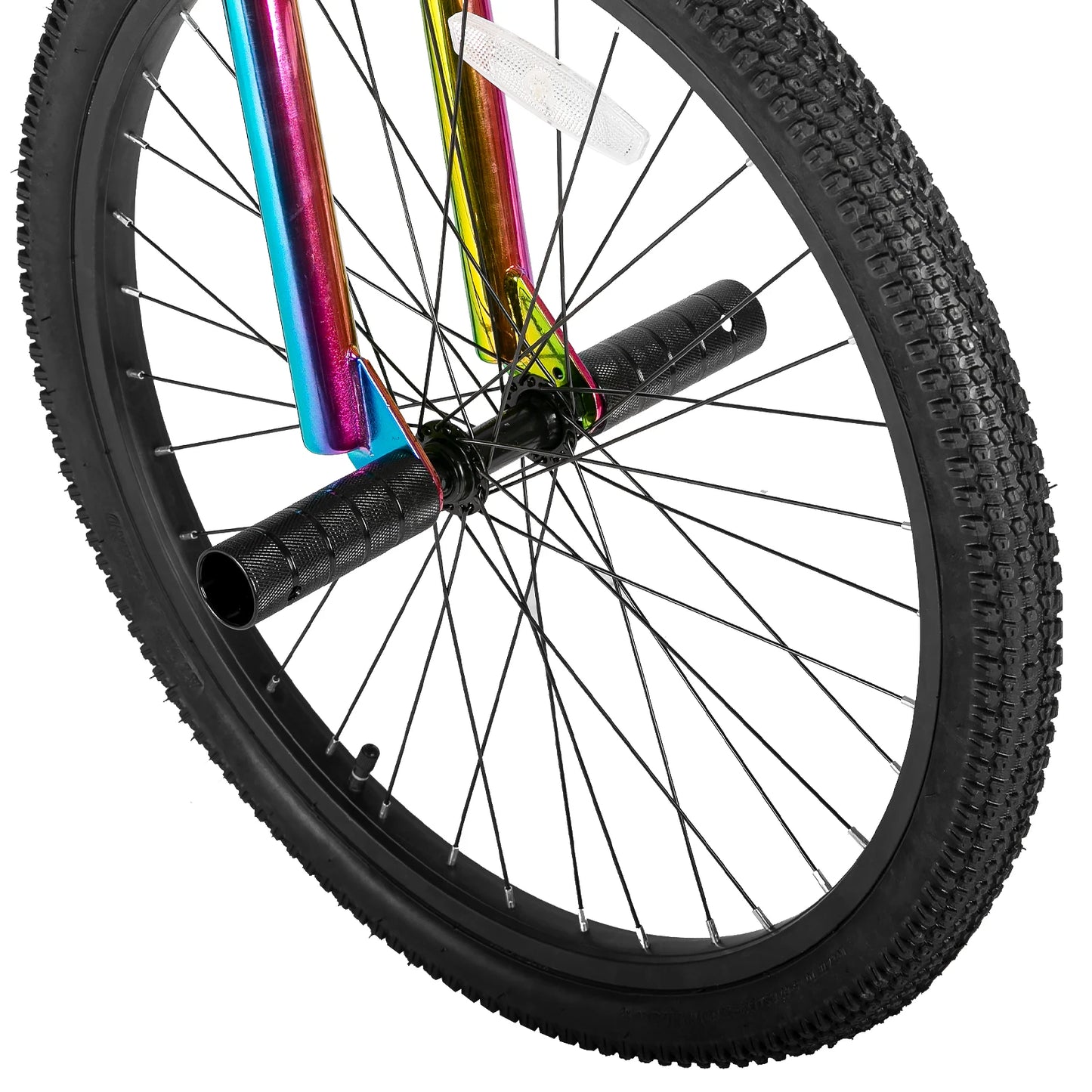 Hiland 24 26 inch BMX Bike for for Teen Bike and Adult Bikes, Beginner-Level BMX to Advanced Riders with 2 Pegs