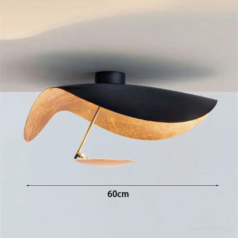 Creative flying hat LED ceiling lamp living room coffee shop hotel bedroom restaurant pendant chandelier indoor lighting decor