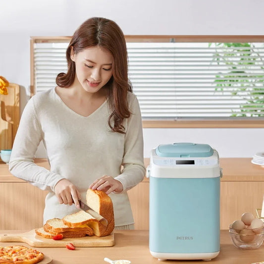 PE9866 Bread Maker Kneading and Fermentation Breakfast Making Machine Electric Bread Machine Toaster 750g Capacity