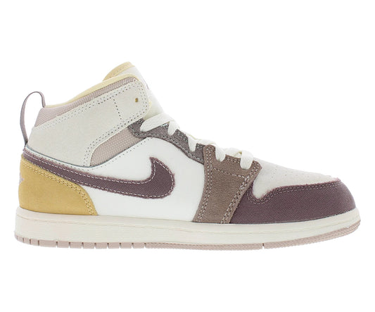 Nike Jordan 1 Mid SE Craft PS Girls Shoes