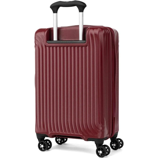 Lightweight Expandable Hardshell Polycarbonate Spinner Luggage, 8 Wheels, Carry-On Suitcase for Travel
