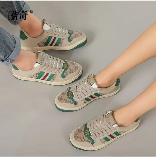 Dirty Shoes Classic Fashion Retro Board for Men Women Comfortable Thick Soled Casual Anti Slip Neutral Sneakers SG8