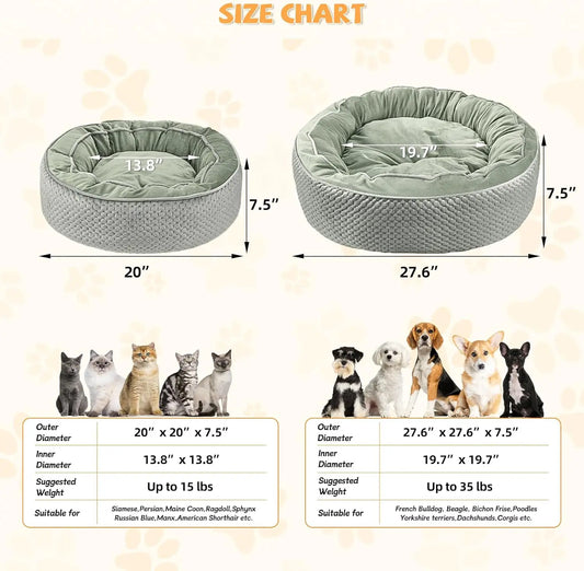 Electric Heated Pet Bed - Waterproof, Washable with Adjustable Timer & Temperature for Cats & Small Dogs