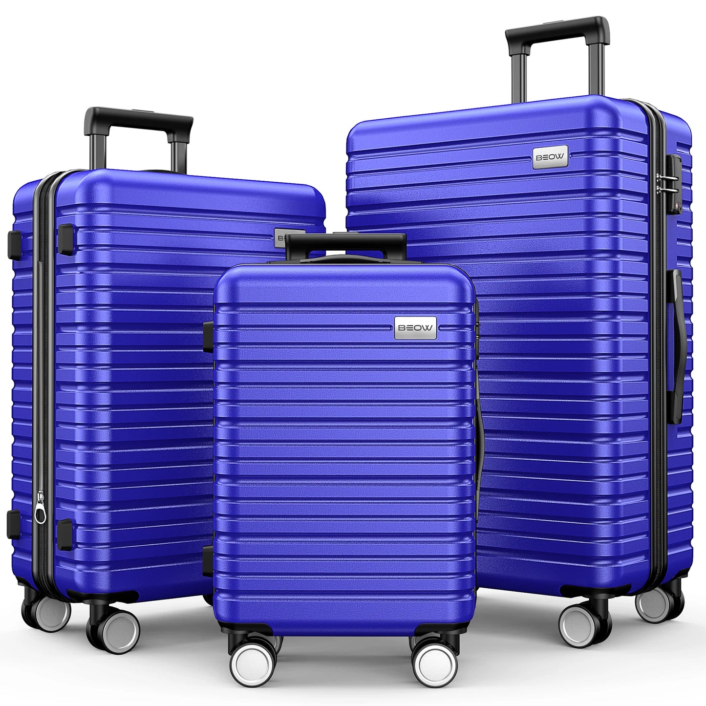 Luggage Sets 3 Piece 20/24/28 Inch Expandable Hardside Lightweight Durable Suitcases with Spinner Wheels, TSA Lock For Women Men