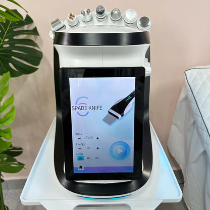 NEW 7 In 1 Hydra Dermabrasion Machine Oxygen Ice Blue Smart Jet Aqua Peeling Small Bubble Microdermabrasion Skin Care New Beauty
