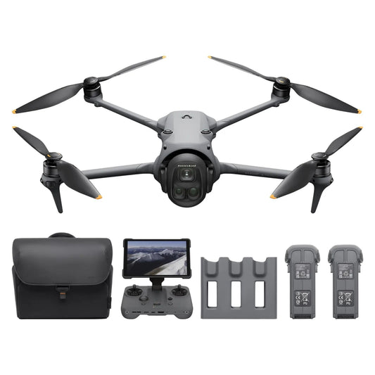 DJI Mavic 4 Pro 512GB Creator Combo with RC Pro 2, Flagship Tri-Camera Drone with 100MP 4/3 CMOS Hasselblad Camera, 51-Min Max Flight Time, Three Batteries, Charging Hub, Professional, Gray